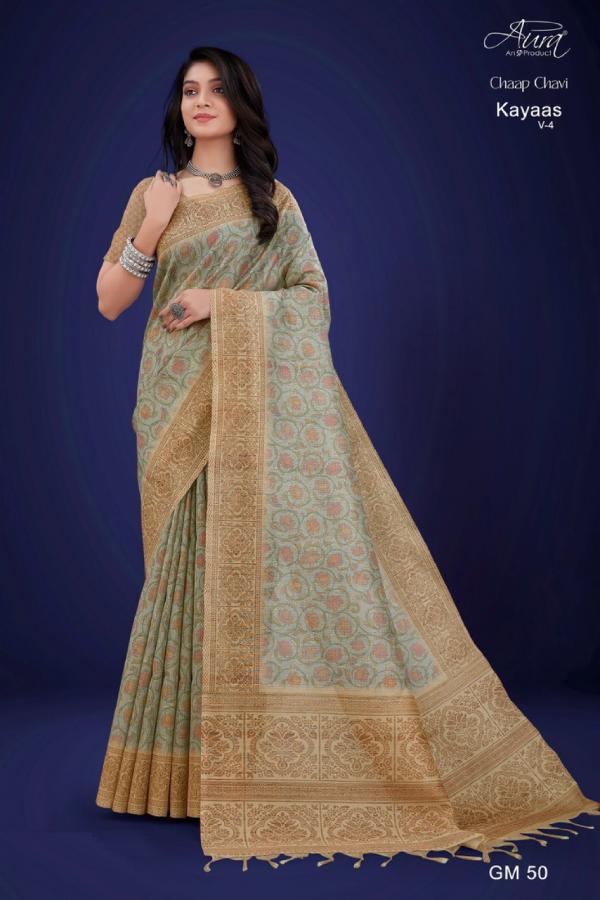 Aura Kayaas Vol 4 Cotton Handloom Saree Collection